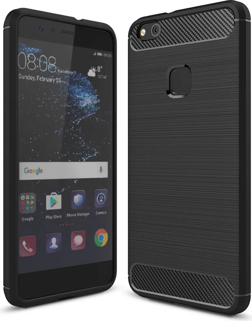 NALIA Cover Huawei P10 Lite Silicone Nero | Custodia Sottile TPU Antiurto