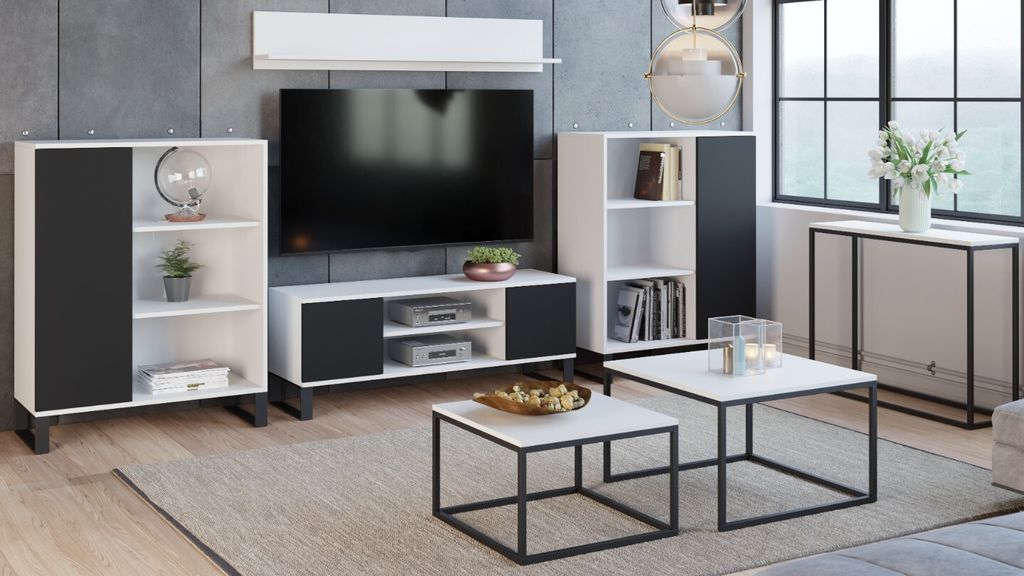 Bücherregal Fondi für das Wohnzimmer - Elegant und Vielseitig
