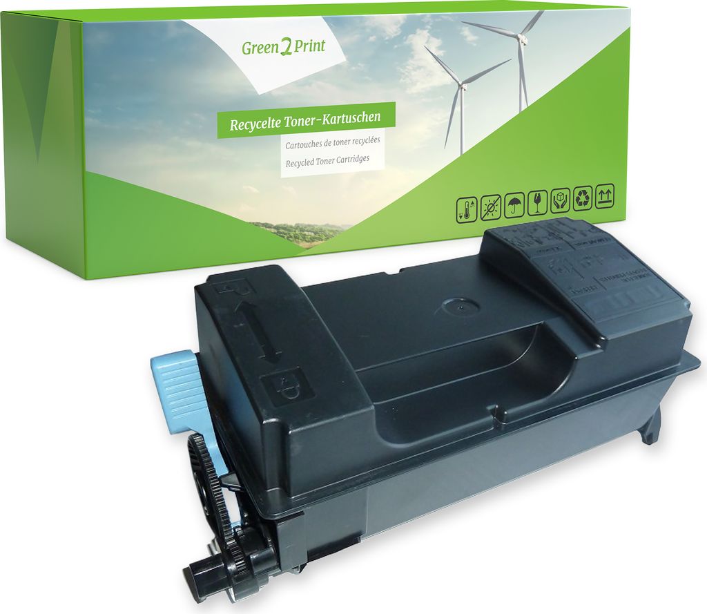Green2Print Hochleistungstoner schwarz 30000 Seiten ersetzt Kyocera TK-3130 passend für Kyocera ECOSYS M3550IDN, M3560IDN, FS4200DN, FS4300DN