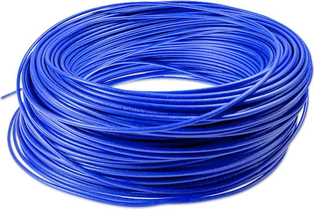 Kabel | 1-Adrig | H05V-K | 1x0,75mm² | Blau | Meterware