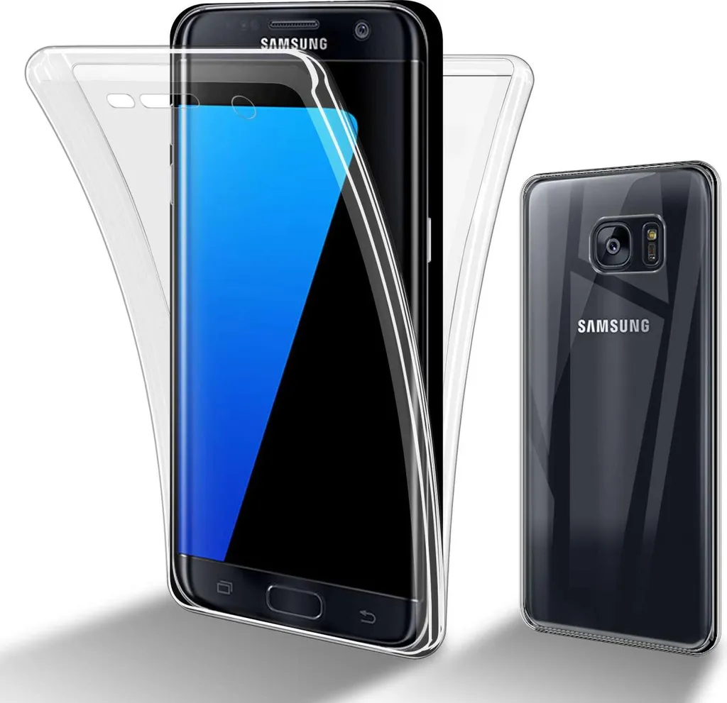 Custodia 360° Cadorabo per Samsung Galaxy S7 EDGE - Protezione Totale TPU