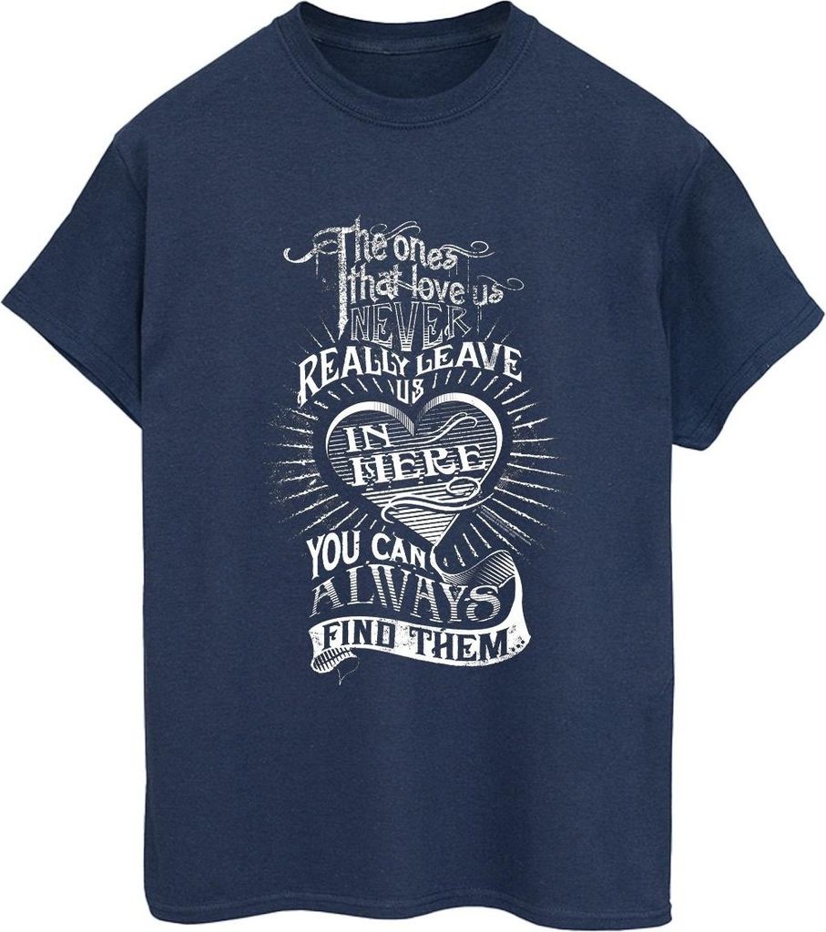 Harry Potter - "The Ones That Love Us" T-Shirt für Damen BI28086 (S) (Marineblau)