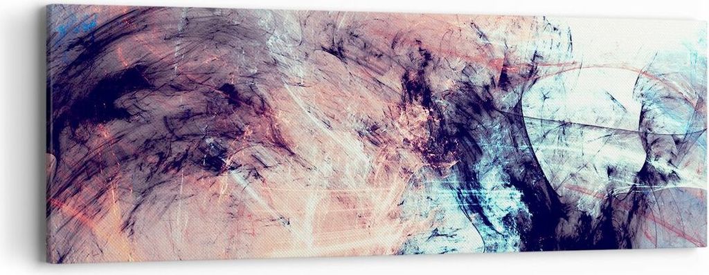 Bild auf Leinwand - Leinwandbild - Abstraktion modern - 90x30cm - Wand Bild - Wanddeko - Wandbilder - Leinwanddruck - Bilder - Kunstdruck - Wanddek...