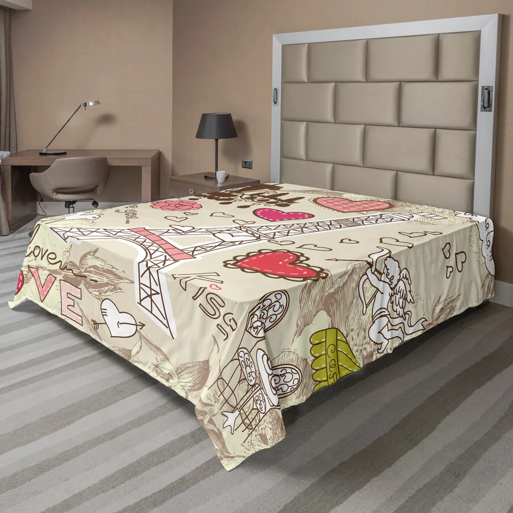 Drap de lit Paris anti-plis et doux 260x228 cm pour un sommeil de rêve