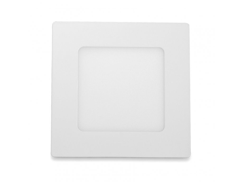LED Solution Bílý vestavný LED panel hranatý 120 x 120mm 6W Obrázek produktu 