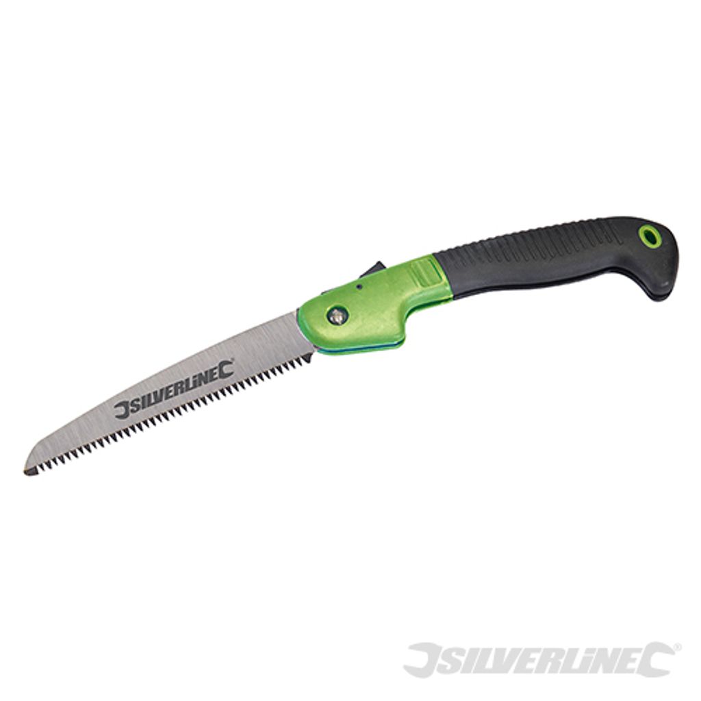 SILVERLINE Scie à élaguer pliable 180 mm 260331 Sécateur Image du produit 