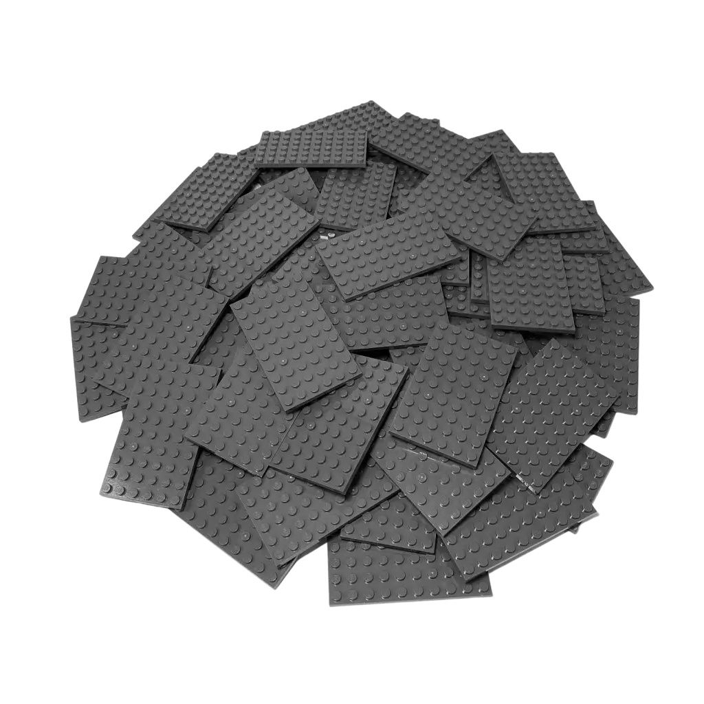 LEGO 6x10 Platten Bauplatten Dunkelgrau - 3033 NEU! Menge 25x