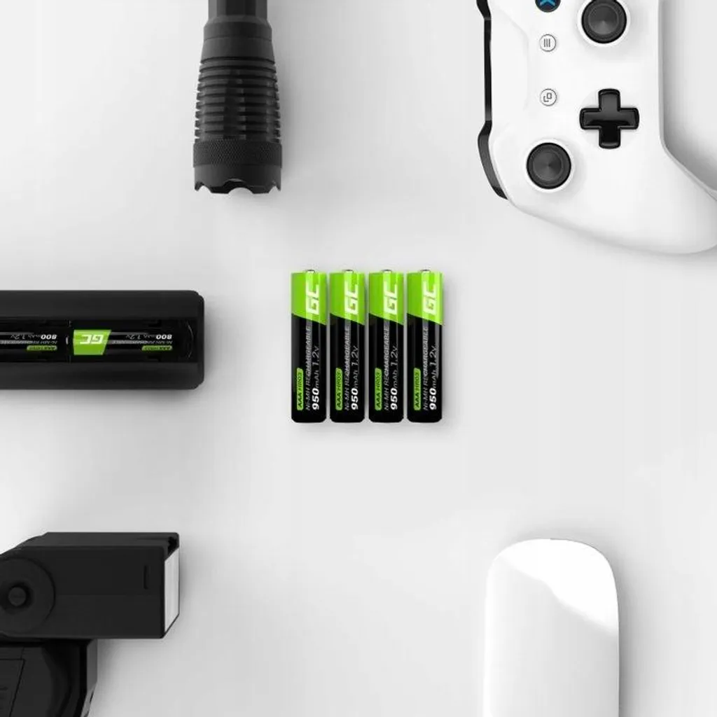 16 Piles Rechargeables AAA pour Télécommande et Jouets - NiMH 950mAh - 5