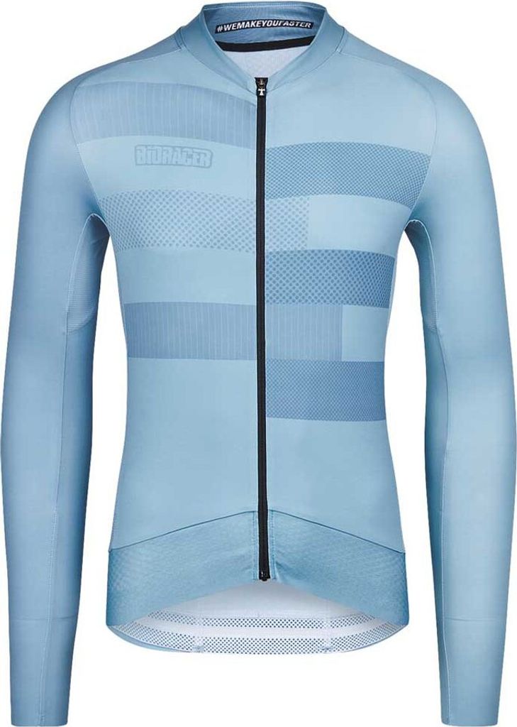 Bioracer Epic Langarm-trikot Blau 2XL Mann Blau 2XL