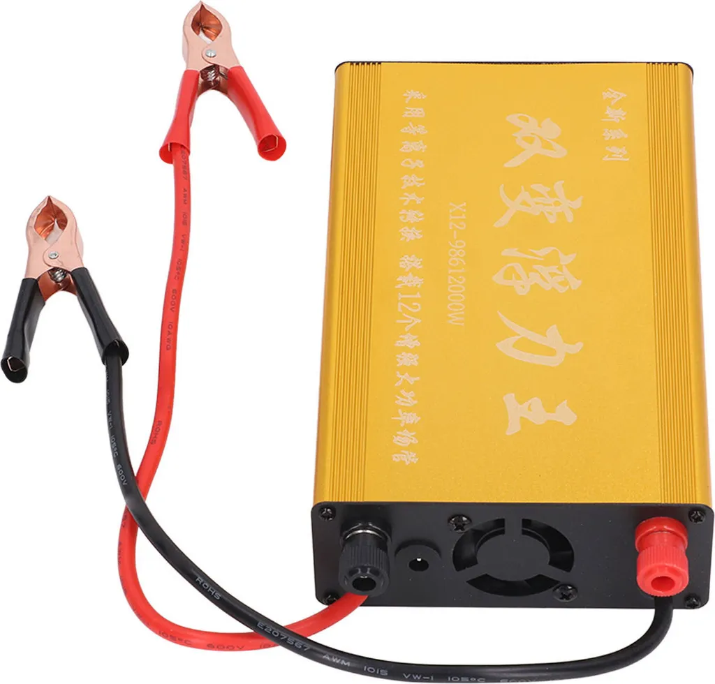 Transformateur 12V 220V 12000W Idéal pour Camping-Car et Site Isolé