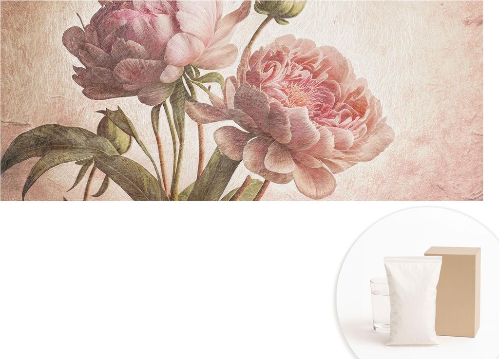 Fototapete - Wandbilder für Wohnzimmer - 208x146 cm - Dekorative Wandfolie - Modernes Design für Wanddekoration - Tapeten für Innenräume - Zart...