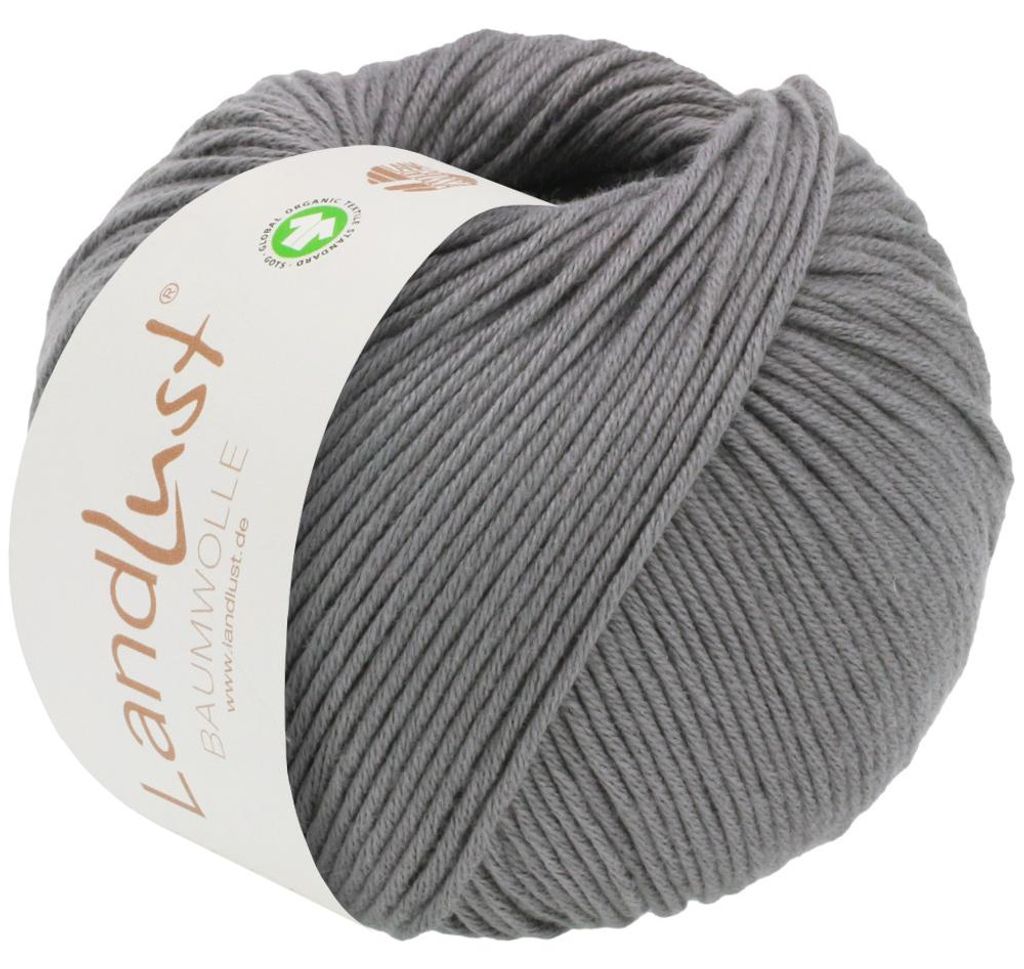 Lana Grossa - Landlust Baumwolle GOTS 0002 grau Produktbild 