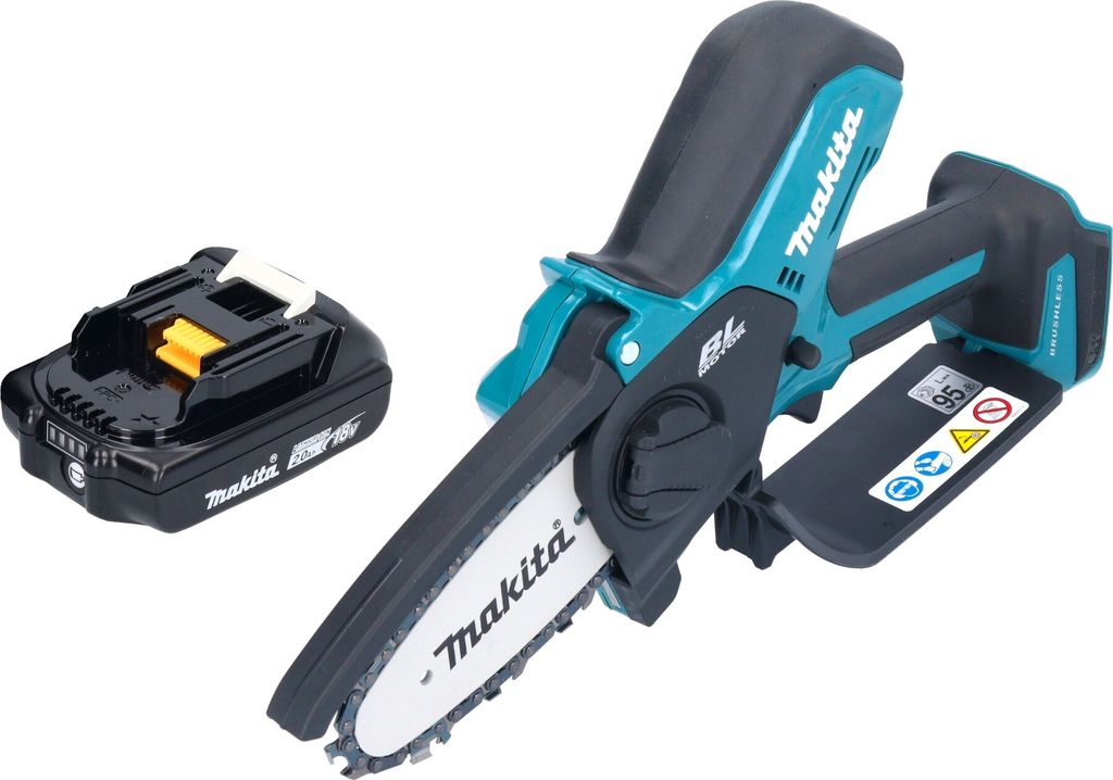 Makita DUC 101 A01 Akku Astsäge 18 V 10 cm Brushless + 1x Akku 2,0 Ah - ohne Ladegerät