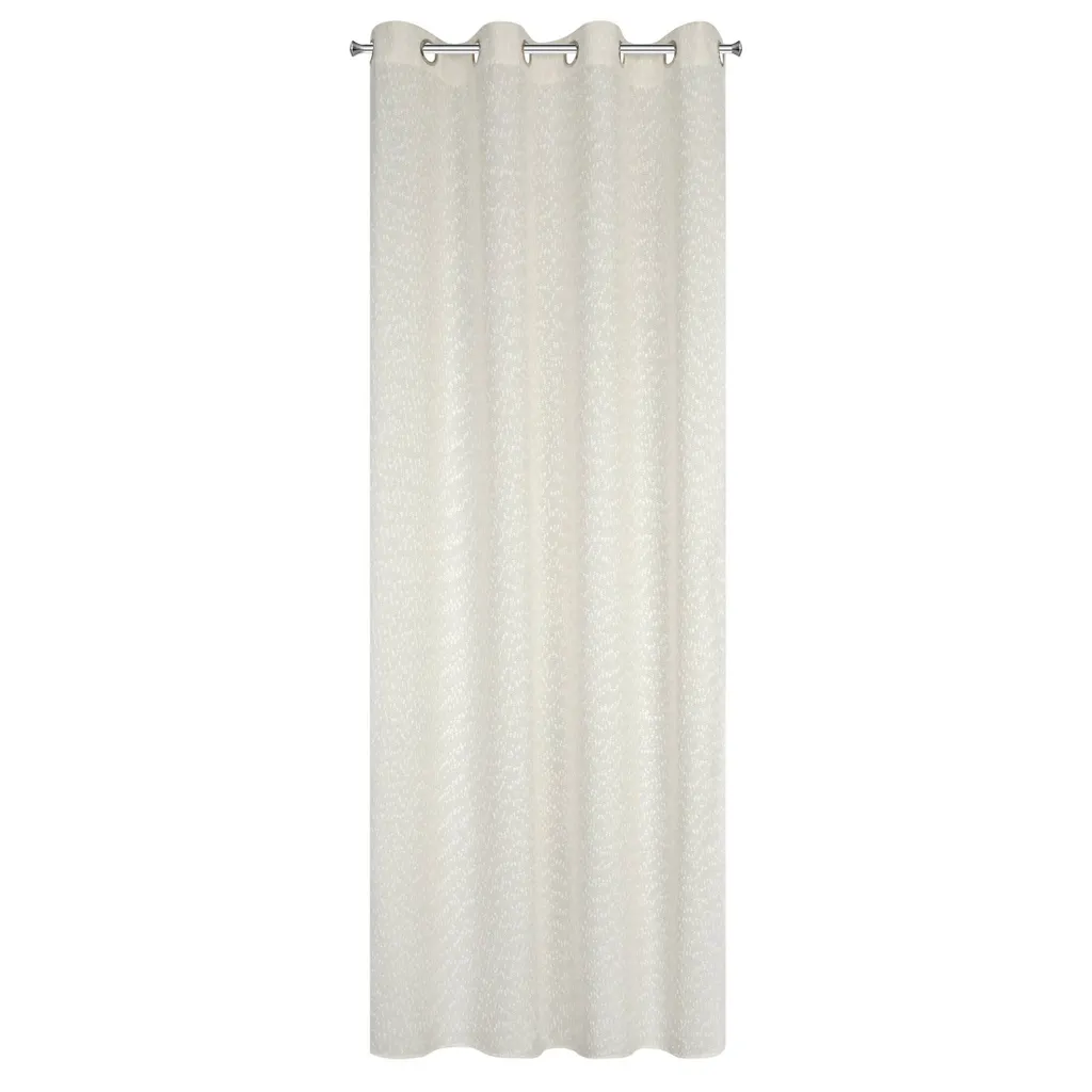 Rideau Salon Beige 140x260 Sandi - Idéal pour Ambiance Cosy et Zen
