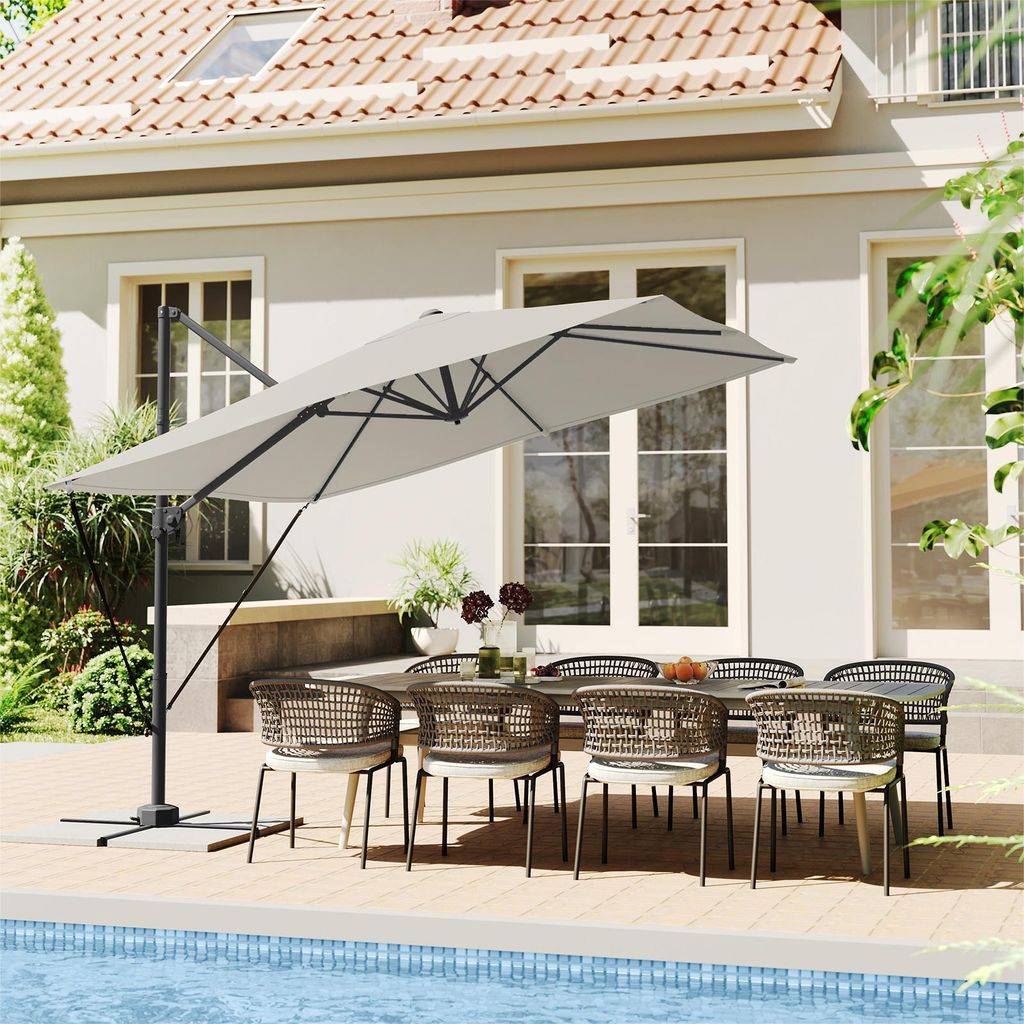 SONGMICS Sonnenschirm, 270 x 270 cm,  UPF 50+, Produktbild 