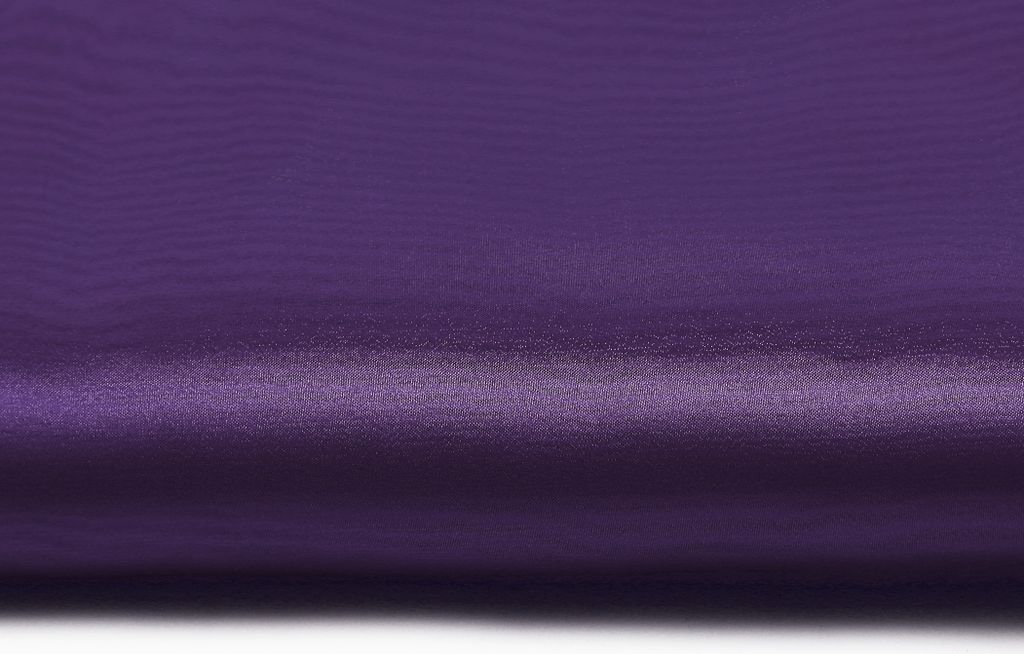 Satin Stoff Meterware 150 cm Breite, Aubergine Produktbild 