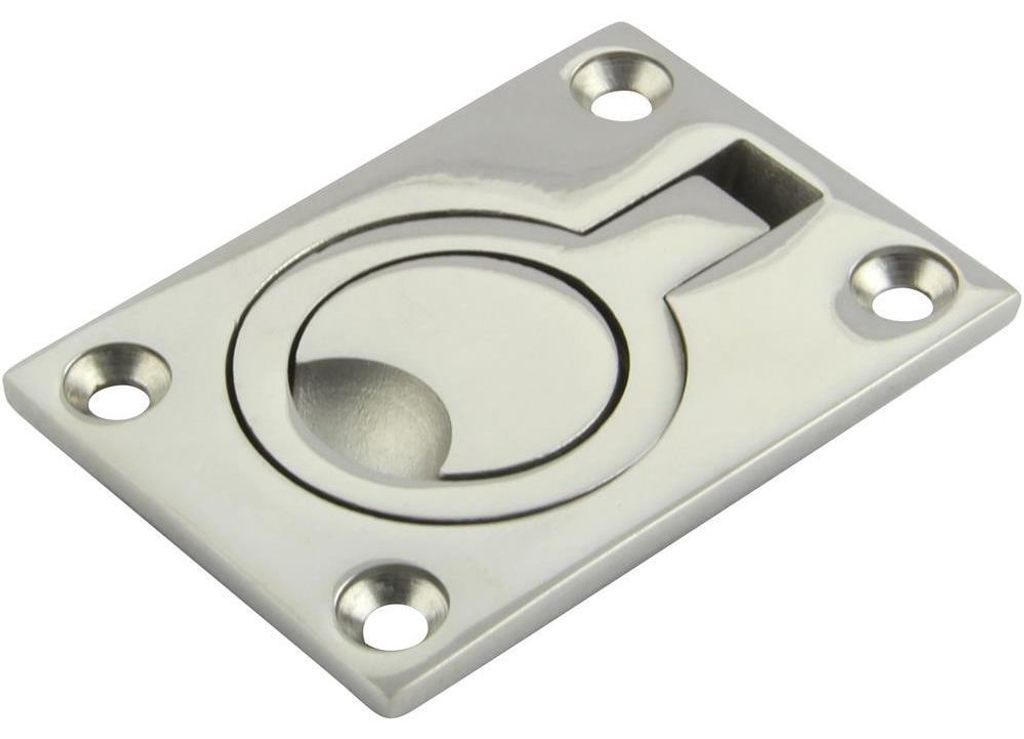 AG-BOX Bodenheber 44x63mm Edelstahl A4, 2 Stück