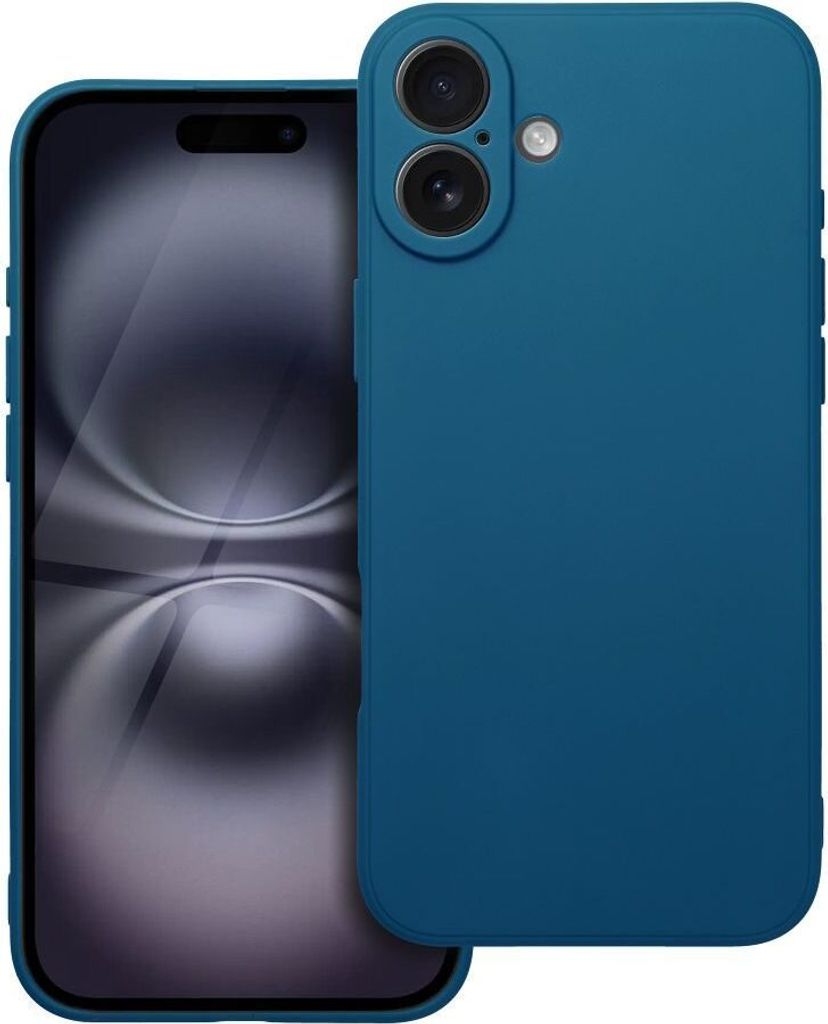 Case passend für iPhone 16 PLUS Matt blue