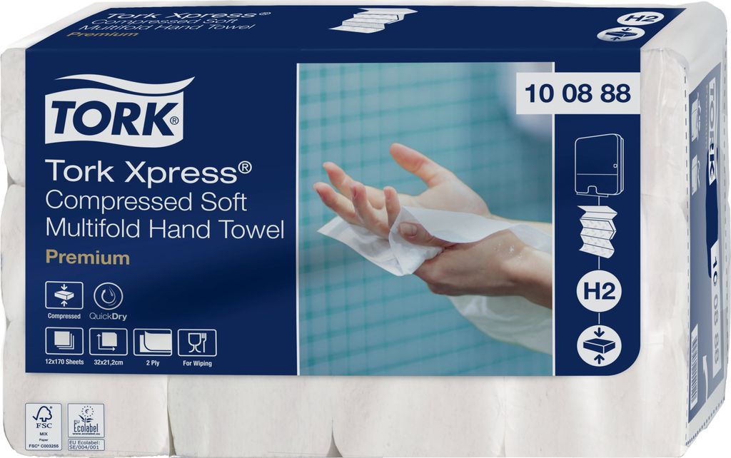 TORK Xpress Multifold Handtuchpapier 212 x 320 mm W-Falz