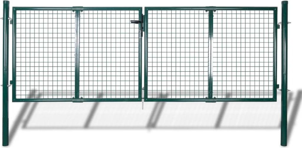 vidaXL Brama ogrodzeniowa 289x100 cm/306x150 cm stalowa Zdjęcie produktu 