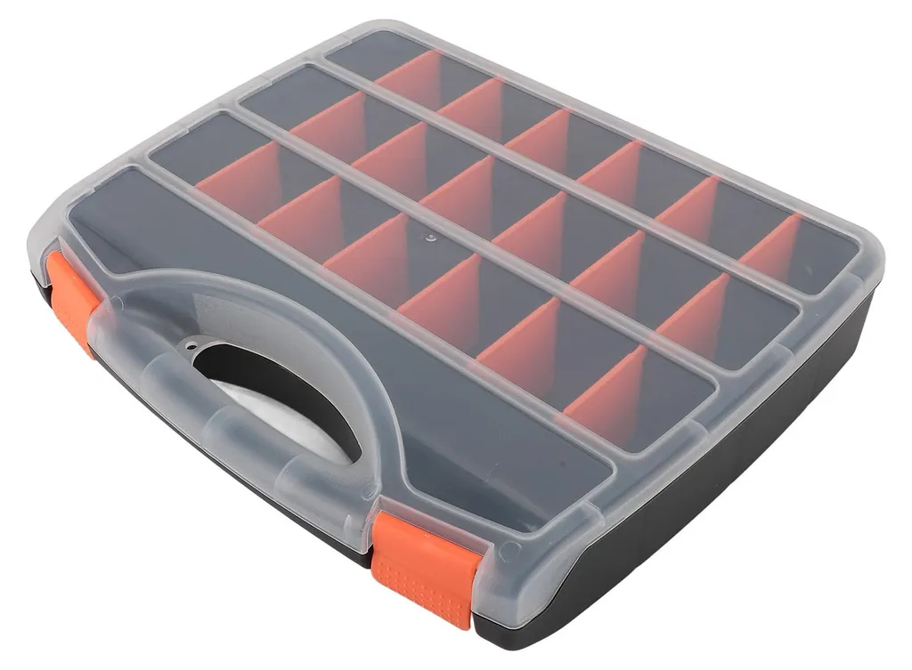 Dites stop au désordre avec cette boîte à outils PVC multi-compartiment - 7