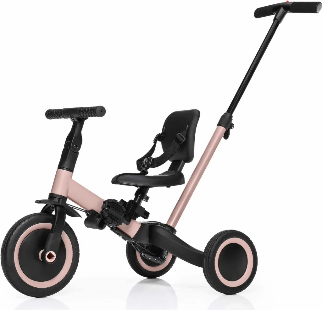 Tricycle ZOPA Rasoir 3en1 rose corail pour promenades et éveil