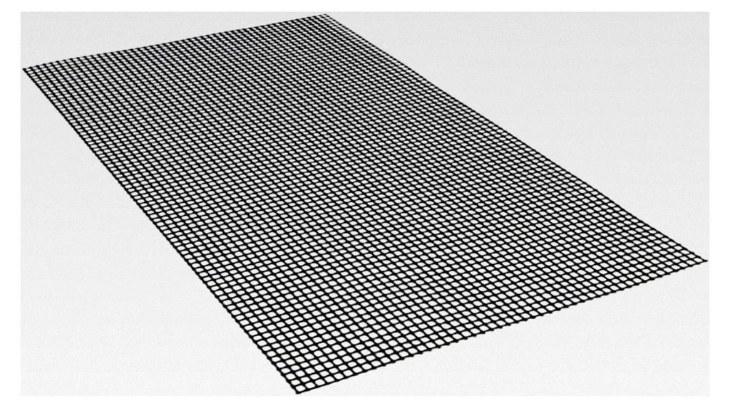 Schutzmatte für Induktionsherde 44 x 24 cm rechteckig, Mittel, Schwarz