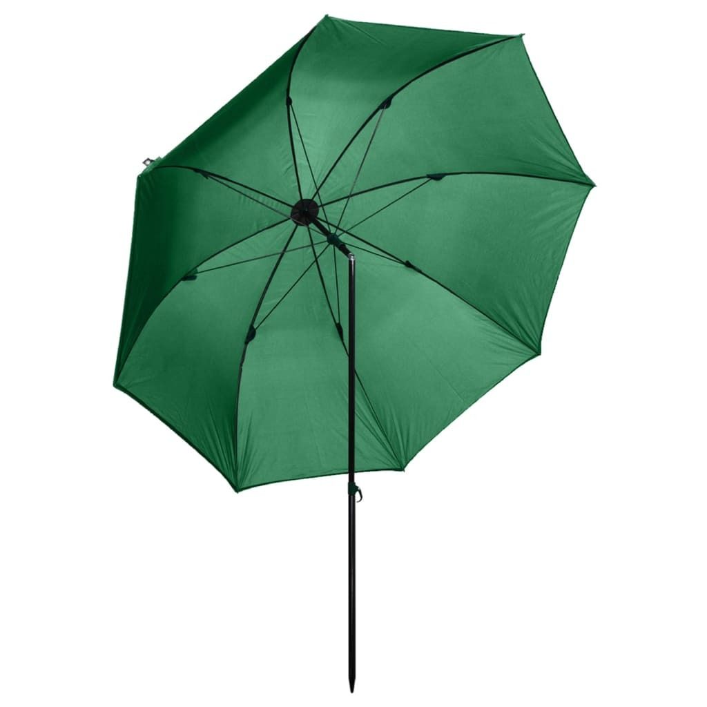 vidaXL Parapluie de pêche vert 240x210 cm Image du produit 