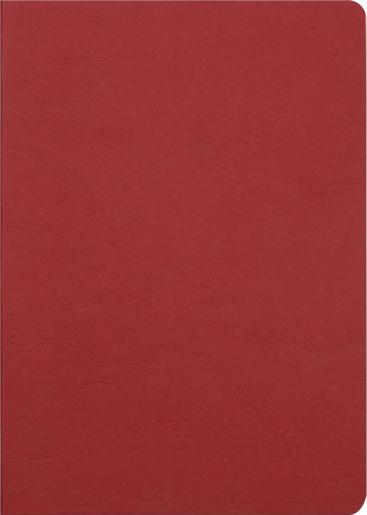 Clairefontaine 5x Age Bag, Heft A4, 48 Blatt 90g, liniert mit Rand - Rot 733062C