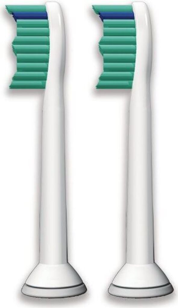 Philips Sonicare ProResults Standard-Bürstenkopf für Schallzahnbürste HX6012/05, 2 Stück(e), Grün, Weiß