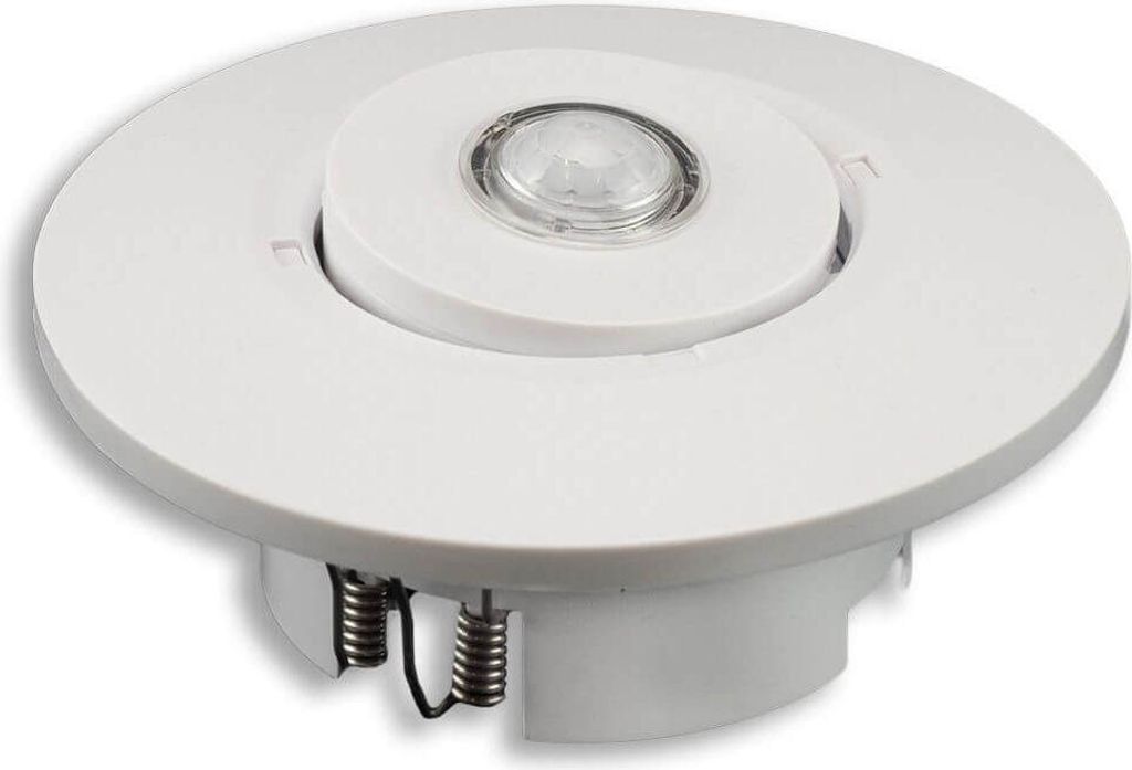 ISOLED 115512 DALI-2 Master PIR Einbau-Präsenzsensor, weiß, Erfassungsbereich 3m, Versorgung via DALI-Bus Spannung