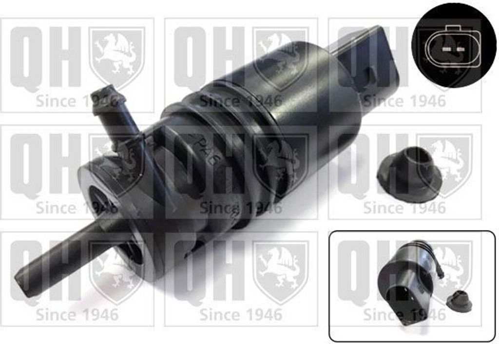 QUINTON HAZELL Waschwasserpumpe für VW Golf VII Schrägheck (5G1, BQ1, BE1, BE2) QWP039