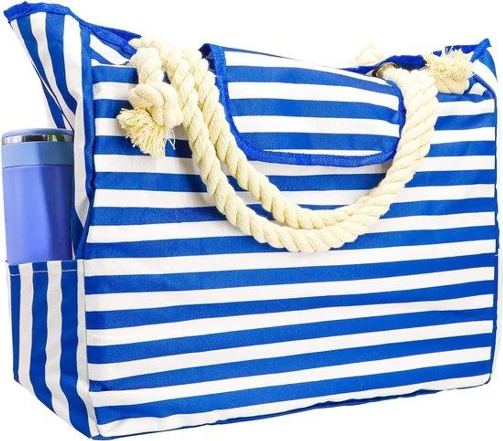 Sac de plage XXL multicolore léger pour transporter tout sans effort