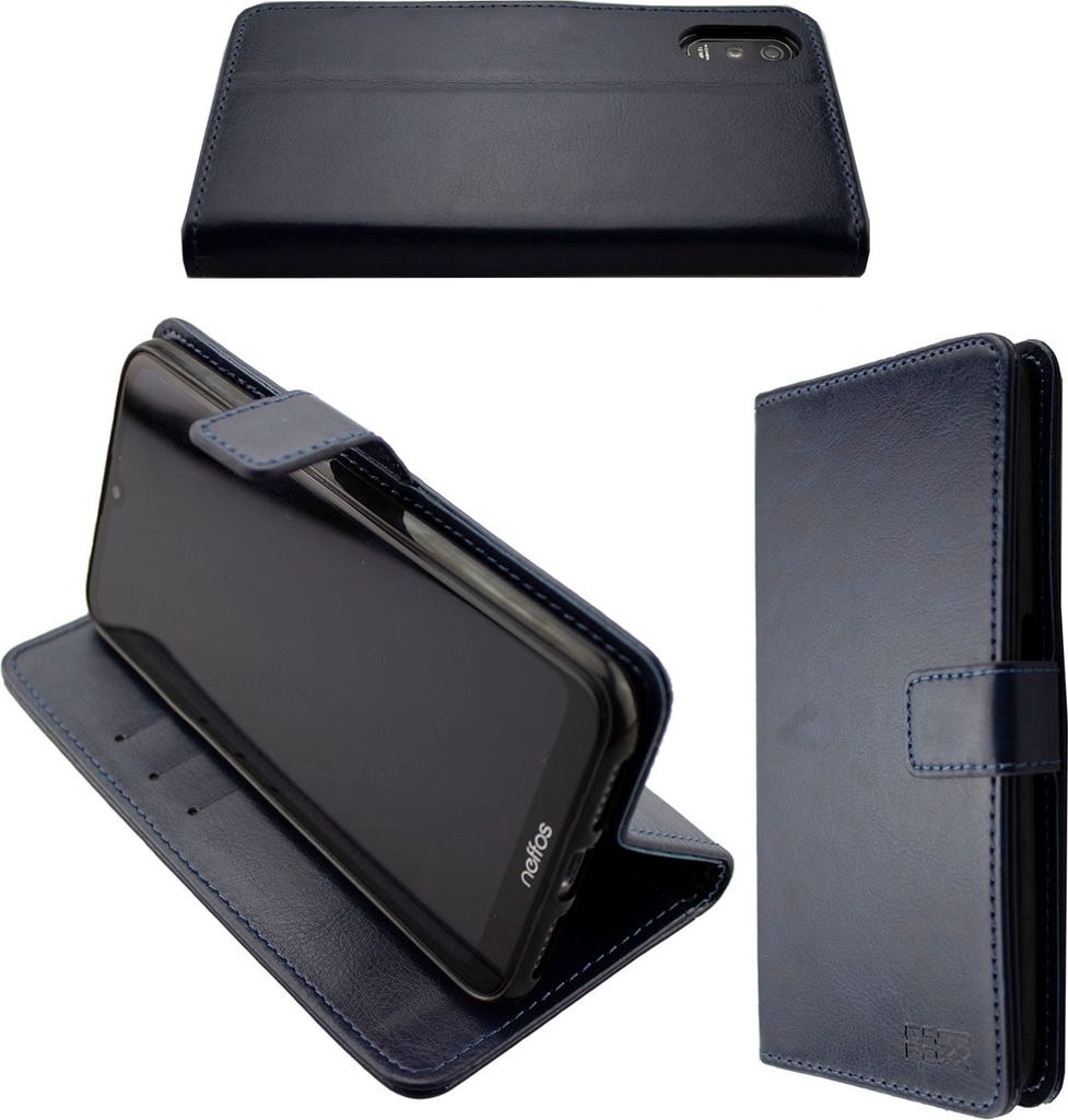 caseroxx Handy Hülle Tasche kompatibel mit Neffos C9 Max Bookstyle-Case Wallet Case
