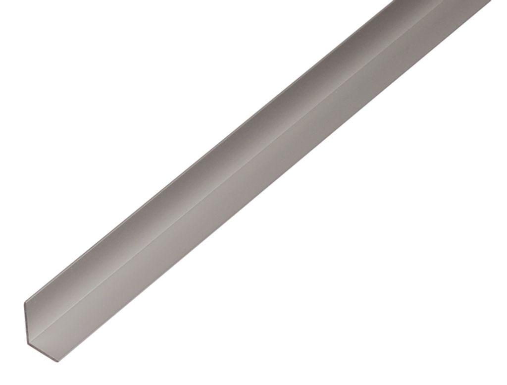 Winkelprofil, Aluminium, silberfarbig eloxiert, 2000 mm