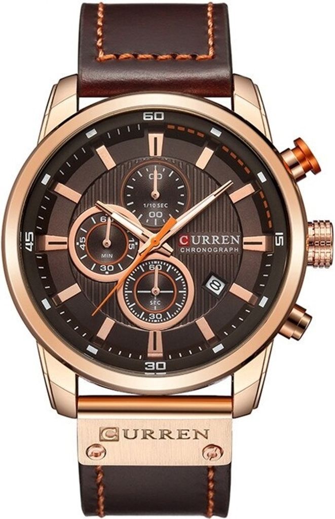 Elegante CURREN Herrenuhr in Braun und Gold - Stilvoll für jeden Anlass KP6219