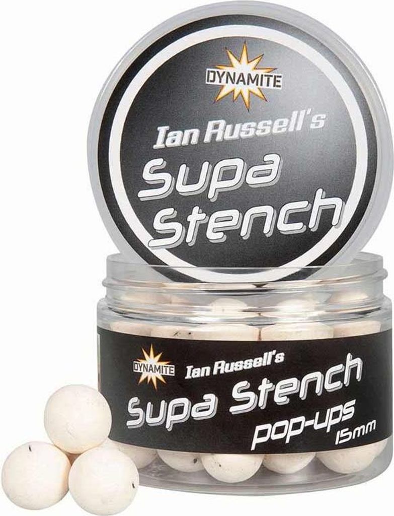 Dynamite Baits Ian Russell Supa Stench Pop Ups 15 mm Produktbild 