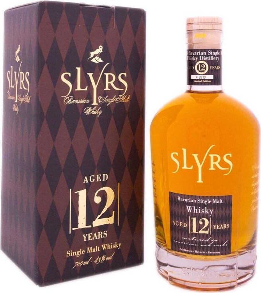 Slyrs 12 Years + Box 700ml 43% Vol. Produktbild 