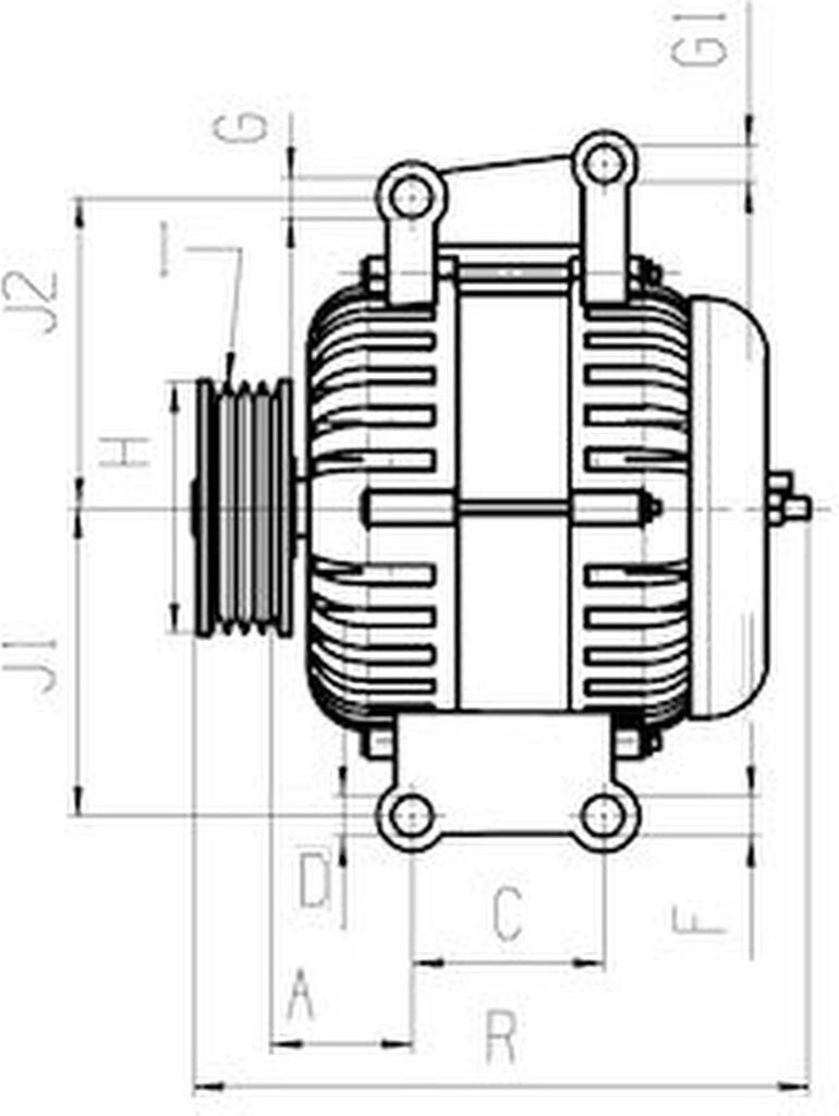HC-Cargo F032116704 Lichtmaschine Generator LiMa 220A 14V