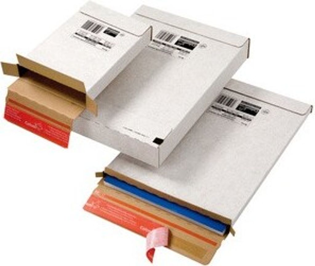 ColomPac Faltkarton CP 065.55 24,4x34,4x1,5cm sk weiß