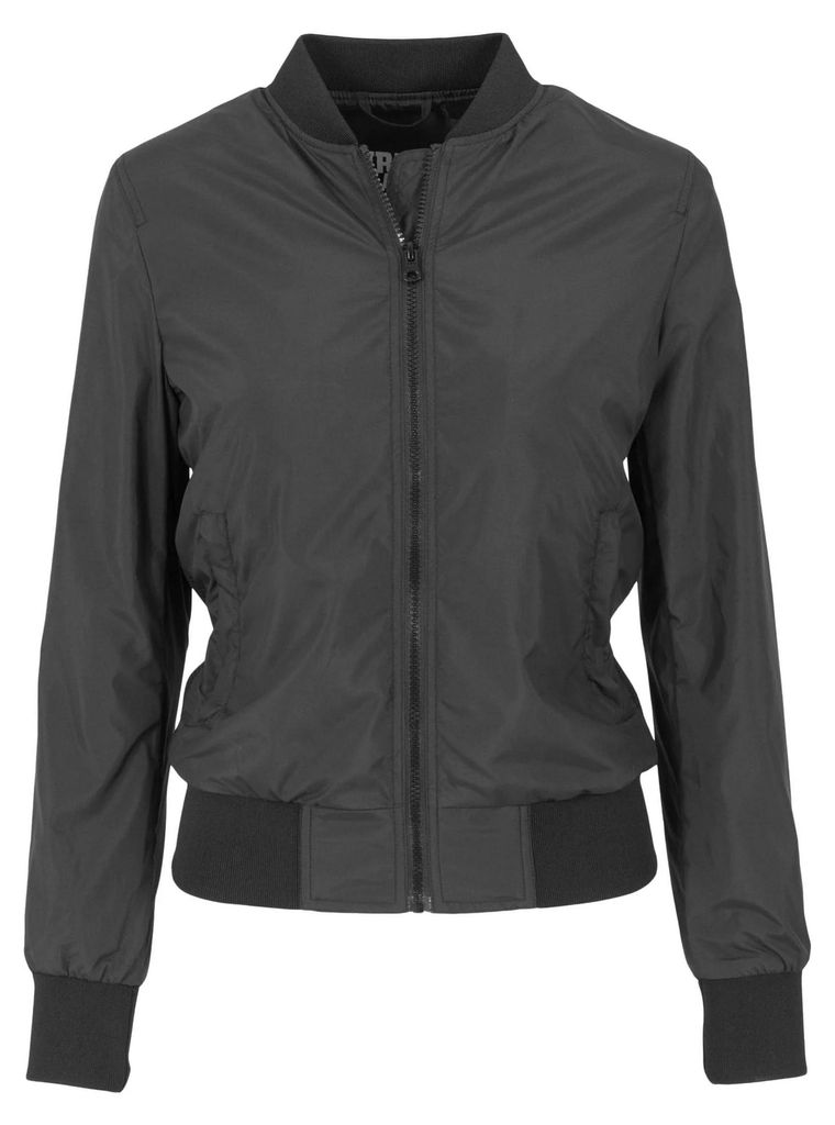 Urban Classics - Bomberjacke für Damen TN190 (L) (Schwarz)