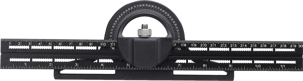 Rapporteur 300 mm pour traçage horizontal et mesures d'angles précis