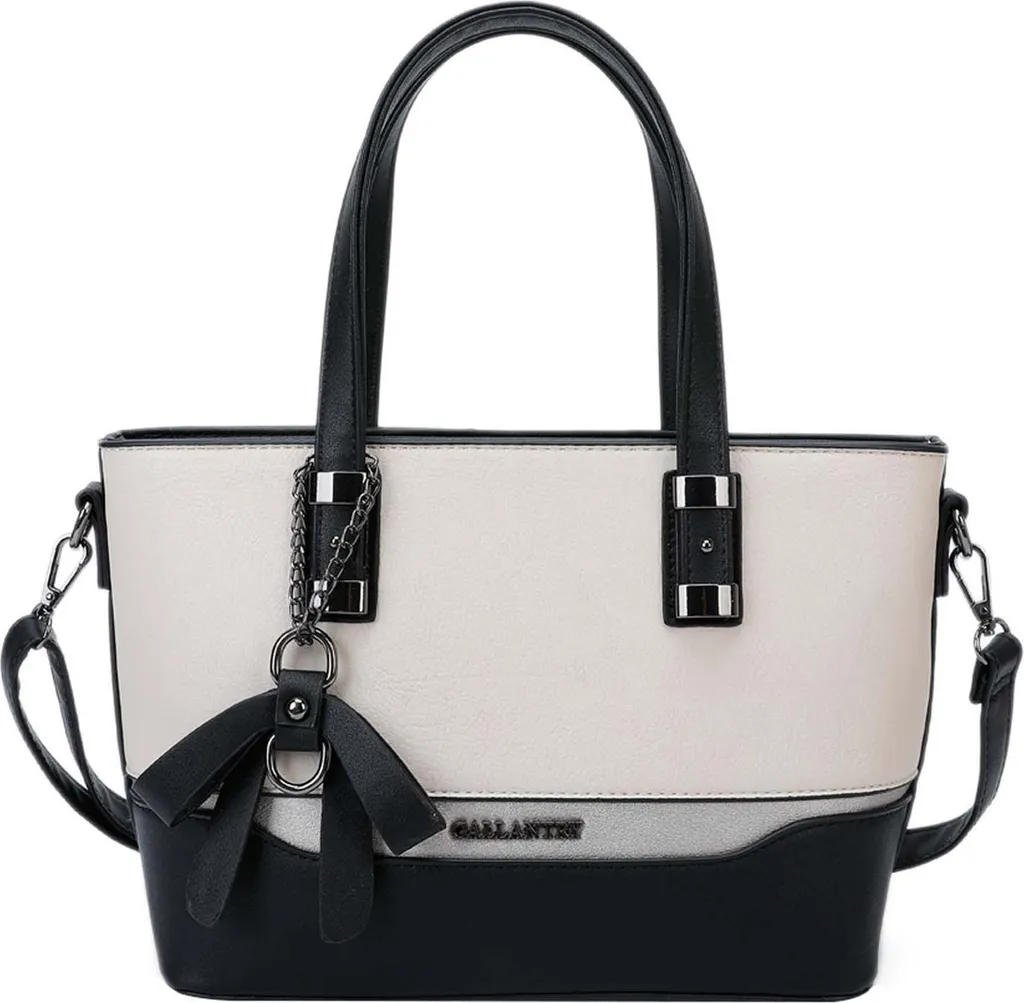 Grand Sac Cabas Beige pour Femme Chic avec Détail Nœud Gallantry