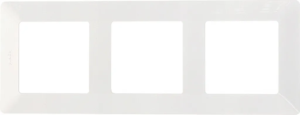 Cadre 3 Postes Valena Life Blanc pour Regrouper Interrupteur Prise