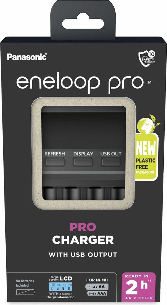 Panasonic Eneloop LCD PRO Charg. BQ-CC65 ERP sans batteries Image du produit 