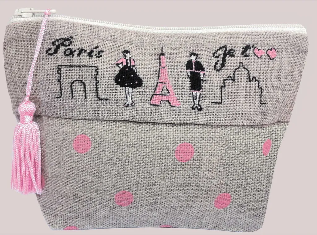 Le Bonheur des Dames Kit Borsa Petit Point 18x11x7cm - Paris