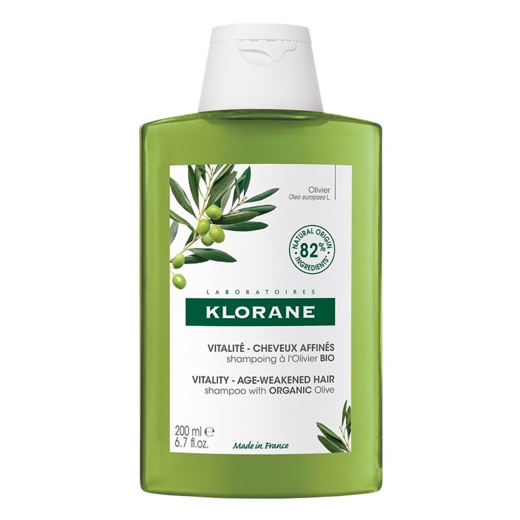 Klorane Hair Olivier D'Olivier/Olivenextrakt-Shampoo für lebloses Haar, 200 ml