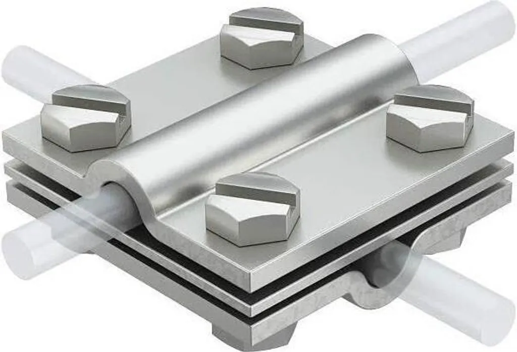 Raccord de serrage inox V4A pour paratonnerre 8-10mm OBO Bettermann 252