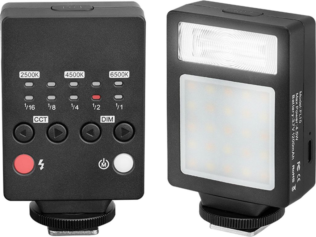 Kleine Kamera-Taschenlampe Shooting Fill Light mit 5 Helligkeitsstufen GN10 2500K-6500K