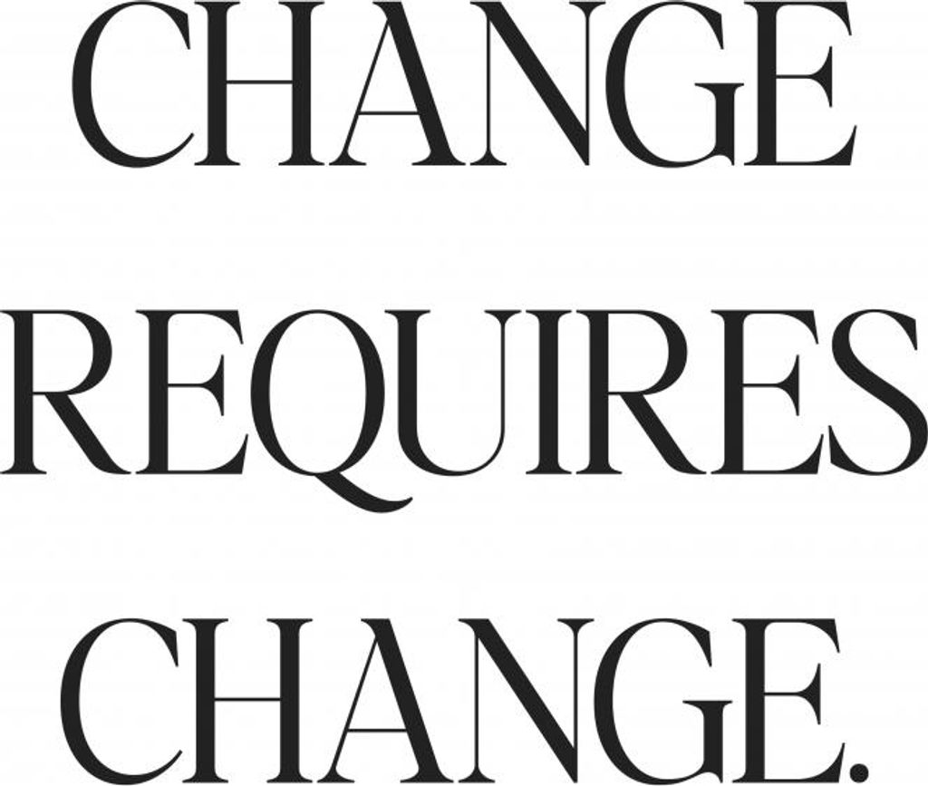 Plakat 20x30cm Mit Schriftzügen Moderner Spruch Veränderung Erfordert Veränderung